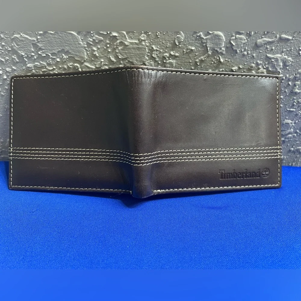 Timberland Bifold Mens Brown‎ Leather Wallet